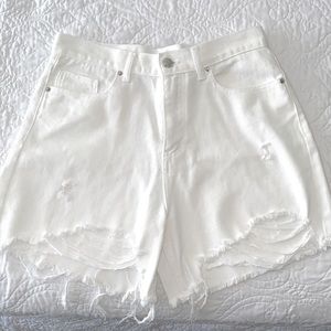 High rise Bermuda shorts
